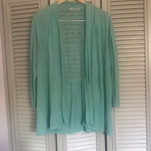 Maurices mint cardigan
